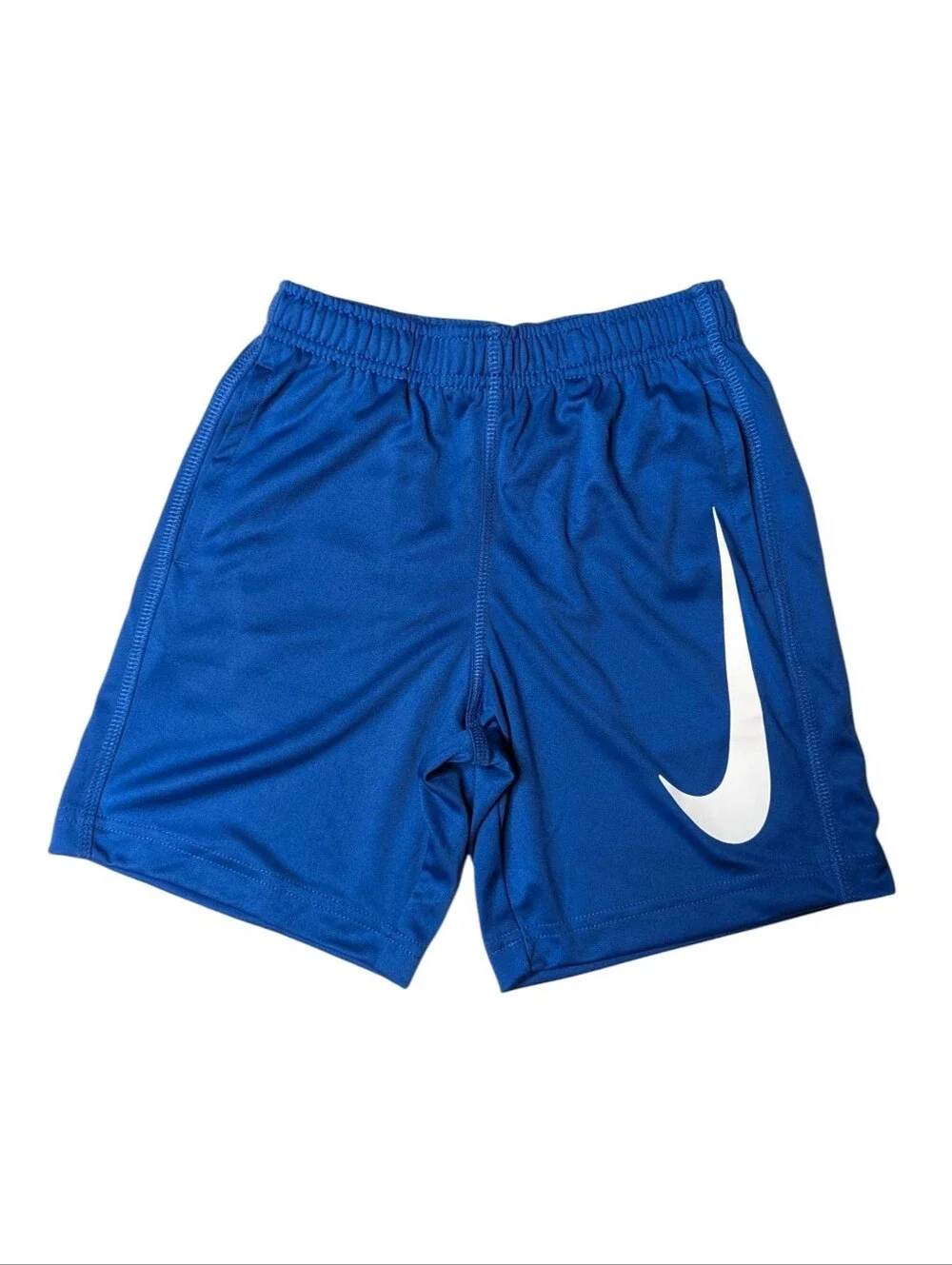 Nike Boy's Royal Blue with White Swoosh Athletic Shorts | Size 6